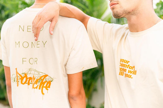 T-shirt “Comfort Zone Will Kill You” – Beige